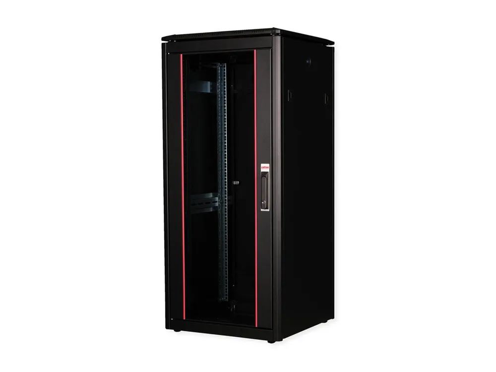 ROLINE Pro - Schrank Netzwerkschrank - mit Glastür, 600 x 600 mm (B x T)