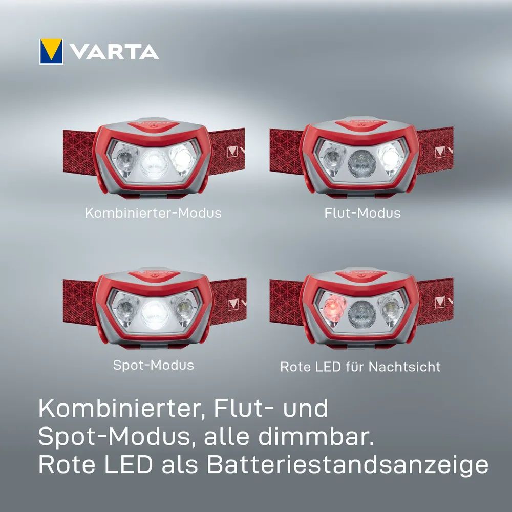 VARTA Outdoor Sports H20 Pro 3AAA mit Batt.