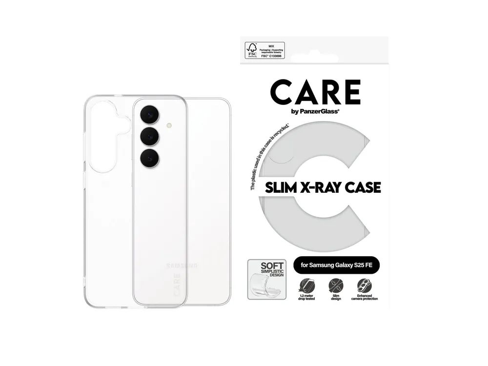 PanzerGlass CARE by PanzerGlass X-Ray - Hintere Abdeckung für Mobiltelefon - weicher Grund - Thermoplastisches Polyurethan (TPU)