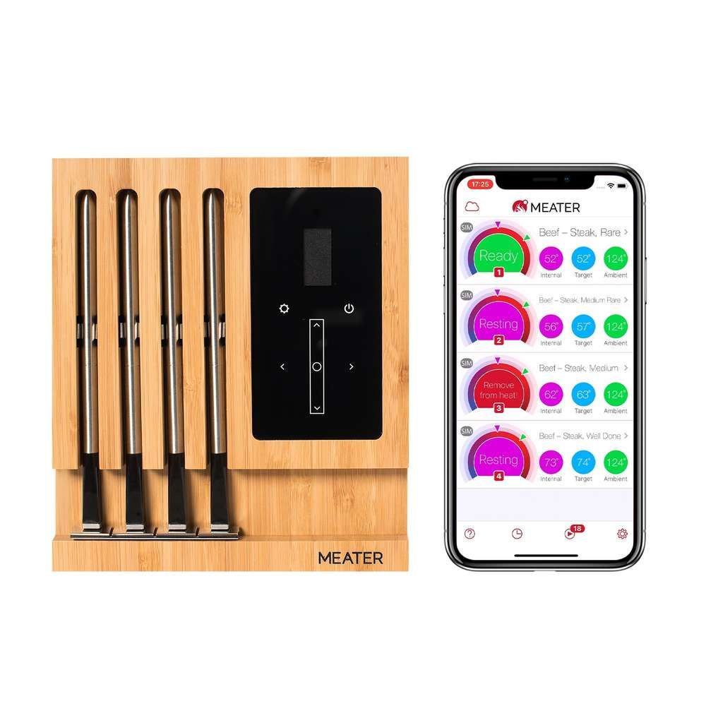 Apption Labs Block - Premium Kabelloses Smart Thermometer 4 Stk.