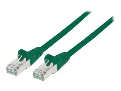 Intellinet Network Patch Cable, Cat6A, 2m, Green, Copper, S/FTP, LSOH / LSZH, PVC, RJ45, Gold Plated Contacts, Snagless, Booted, Lifetime Warranty, Polybag - Patch-Kabel - RJ-45 (M)