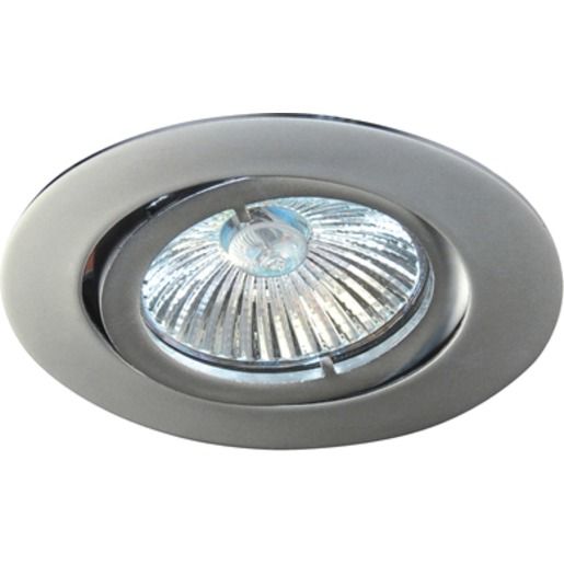 Planlicht NV-EINBAUSPOT 1XGU5,3 MAX.50W / PLANLI RUND PERLCHROM 740015PC