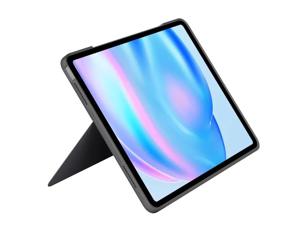 Logitech Combo Touch - Tastatur und Foliohülle - mit Trackpad - hintergrundbeleuchtet - Apple Smart connector - QWERTY - Nordisch (Dänisch/Finnisch/Norwegisch/Schwedisch)