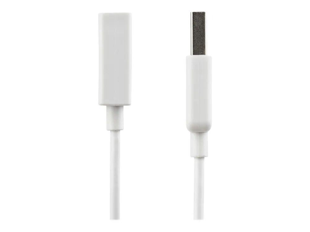 StarTech.com 1m USB 2.0 Verlängerungskabel A auf A - Stecker/Buchse - Weiß - USB A (St)