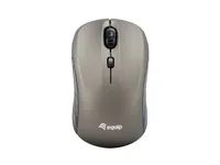 Equip Optische Mini Maus kabellos - Beidhändig - Optisch - RF Wireless - 1600 DPI - Grau