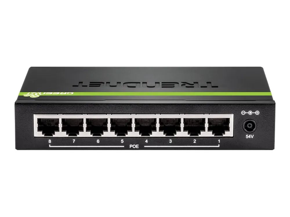 TRENDnet TPE TG82G - Switch - 8 x 10/100/1000 (PoE+)