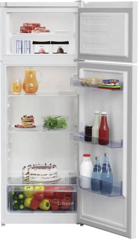 Beko RDSA240K40WN Stand-Kühl-/Gefrierkombination/Gefrierteil oben, Weiß