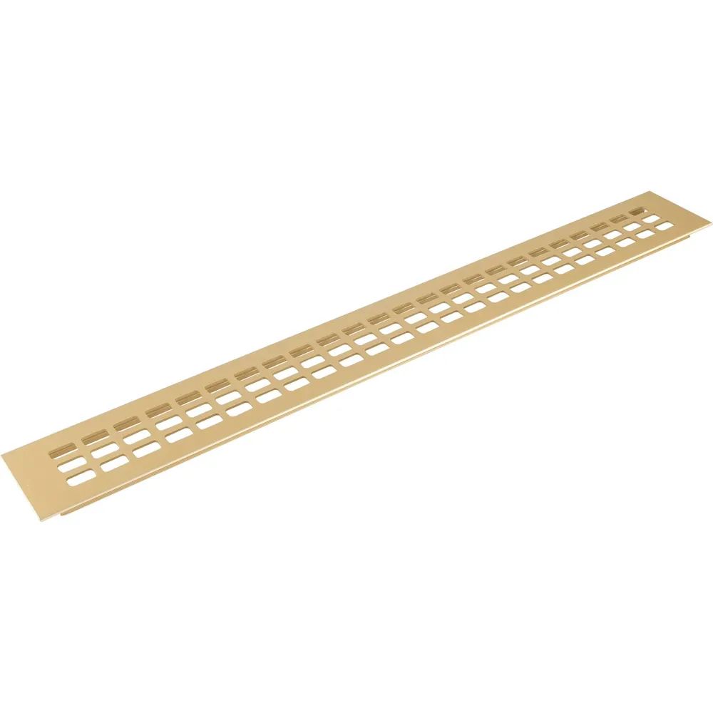 Schösswender Werke Gesellschaft m.b.H. Lüftungsgitter 500 x 60 mm Aluminium gold eloxiert