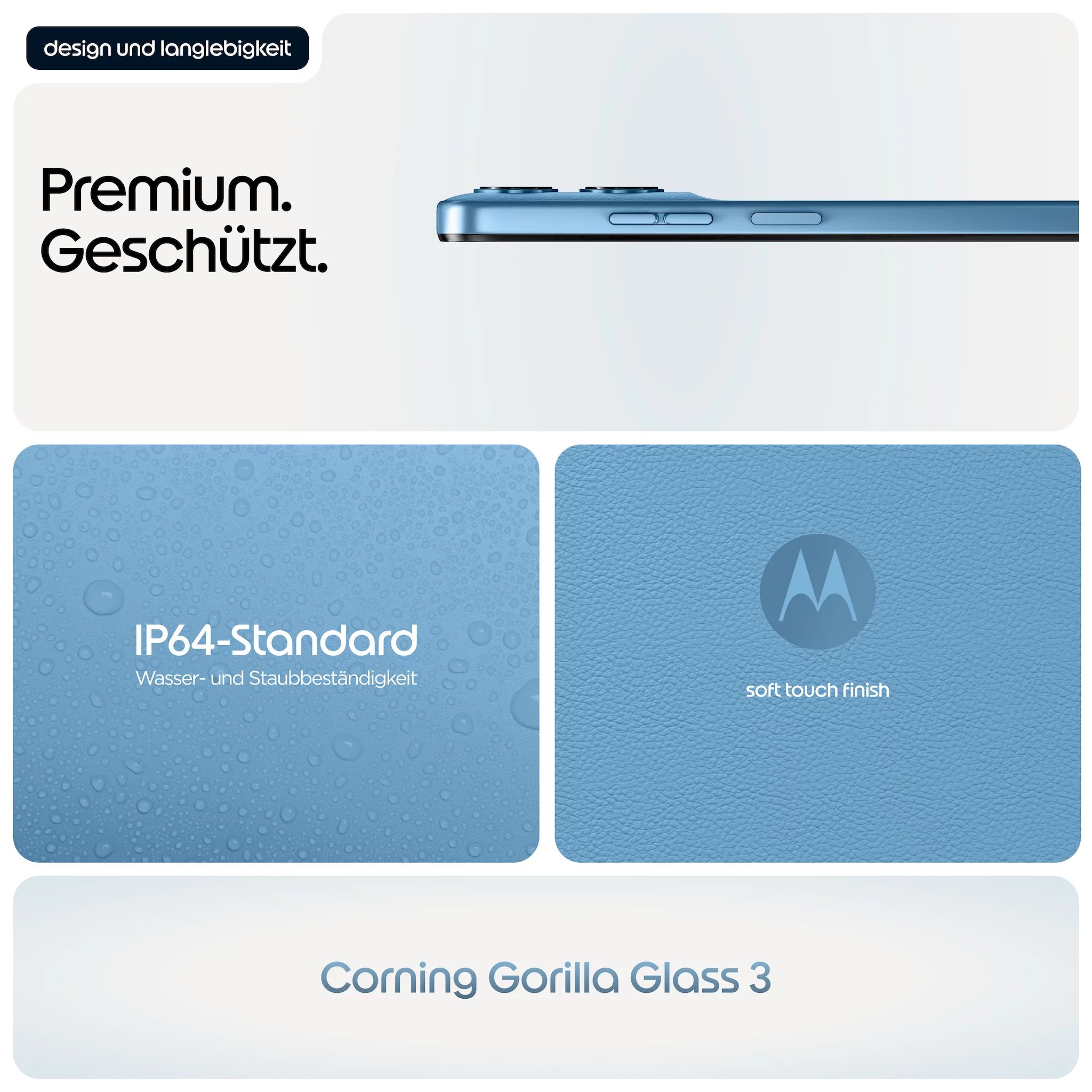 Motorola Moto g17 4/128GB, PANTONE Alaskan Blue