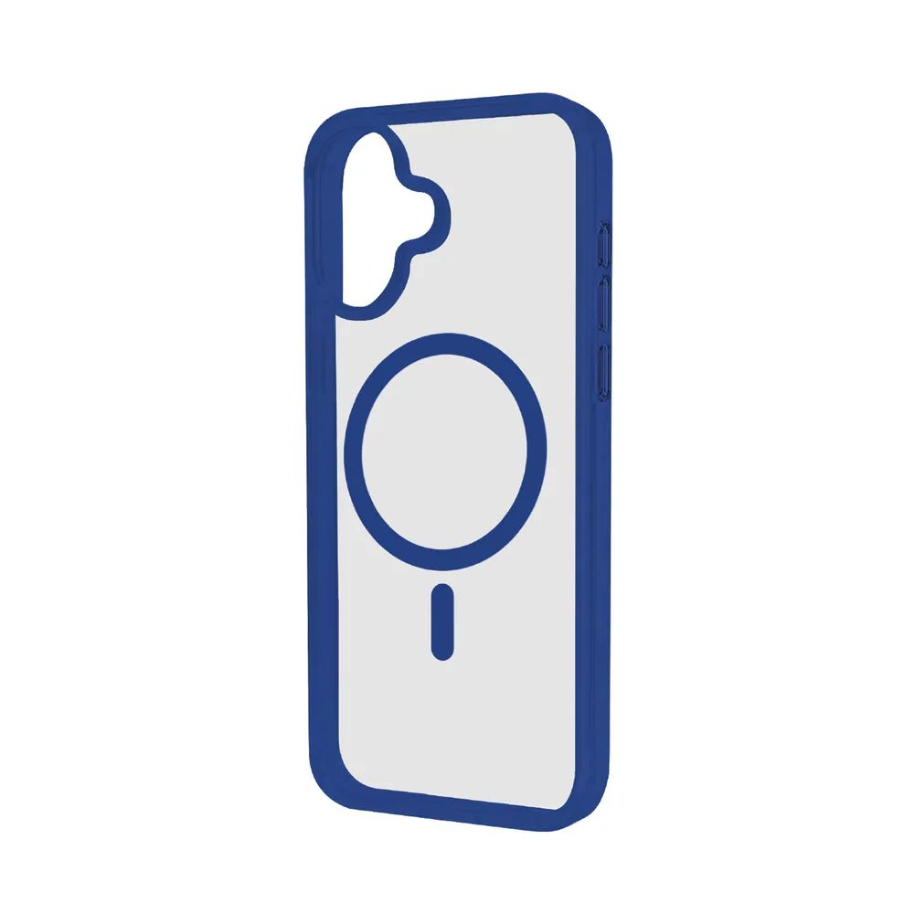 SBS MAG FRAME CASE MagSafe kompatibles Cover für iPhone 16 PLUS, blau