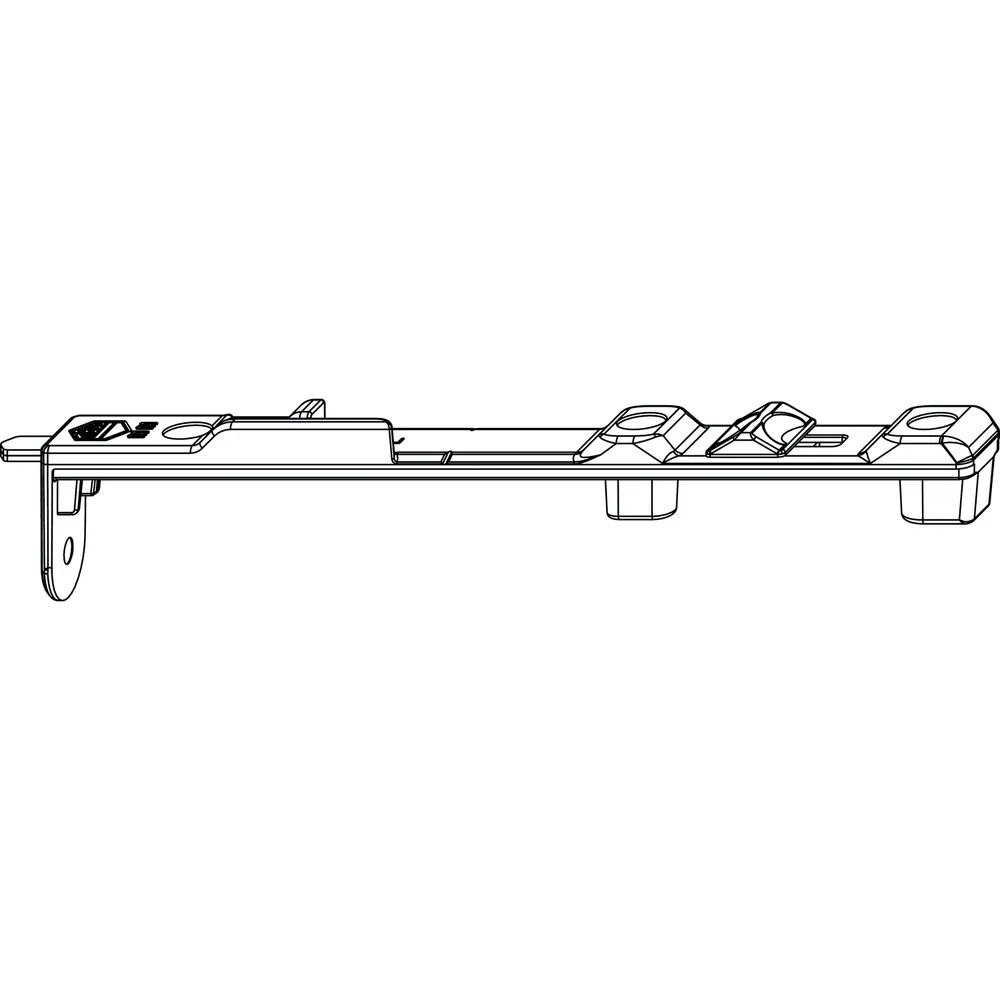MACO MM Kantriegel oben links MM-KS, für Beschlagsnut, L=165 mm, silber (214337)