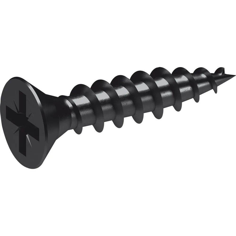 ITALIANA FERRAMENTA KIMANA Befestigungsschrauben 3,5 x 16 mm, schwarz
