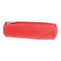 Herlitz 50039050 - Weiches Federmäppchen - Kunstleder (PU) - Rot - Einfarbig - Reißverschluss - Erwachsener