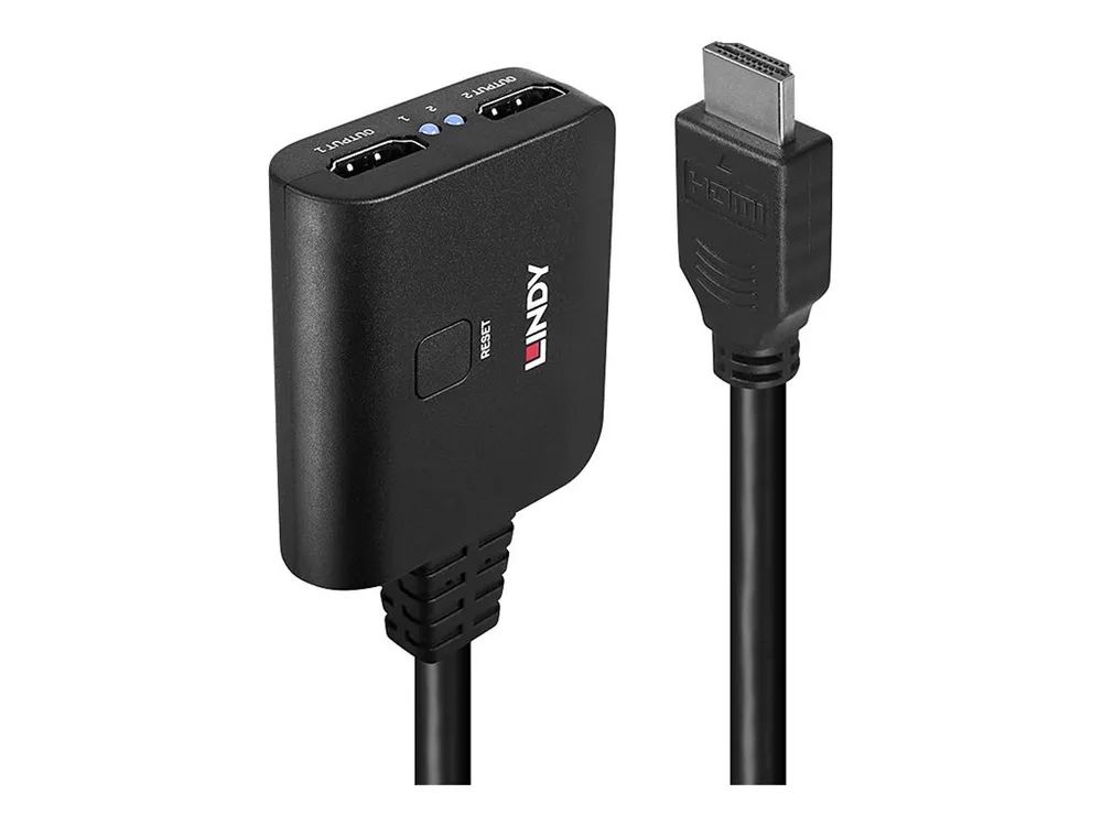 Lindy HDMI Splitter - HDMI, Mikro-USB Typ B (nur Strom)