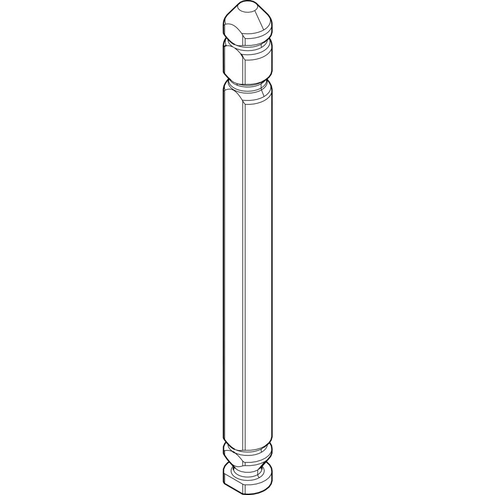 ROTO NT/NX Axerlagerstift L=71 mm zu Axerlager E5/A/T/K silber