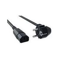 Bachmann H05VV-F 3G 1.50 mm² - Stromkabel - CEE 7/7 rechtwinklig bis IEC 60320 C13