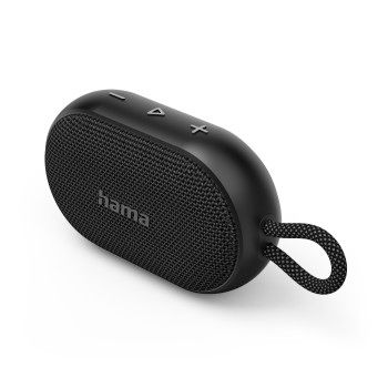 Hama Bluetooth®-Lautsprecher "Buddy 3.0", wasserdicht IPX7, 6 W, Schwarz