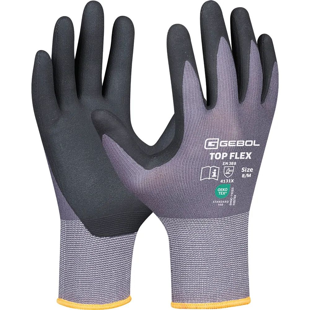 GEBOL Schutzhandschuh Top Flex Größe 9