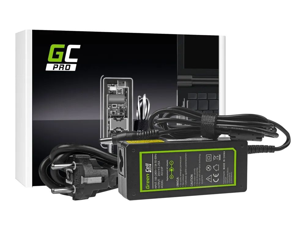 Green Cell PRO - Netzteil - AC - 65 Watt - Schwarz