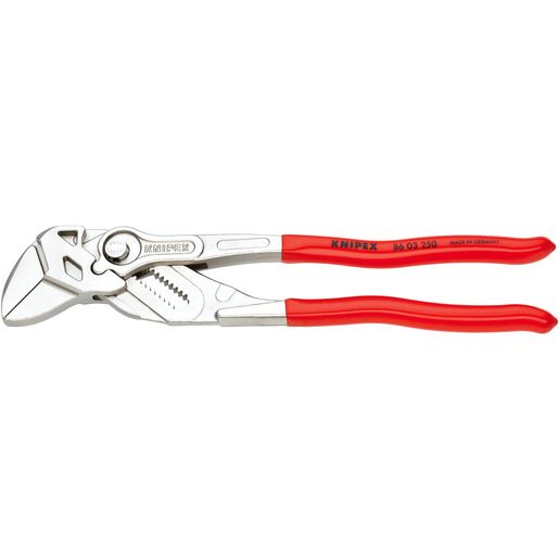 Knipex VERCHROMT 250 MM / KNIPEX ZANGENSCHLÜSSEL 86 03 250