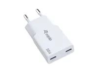 Equip Ladegerät 2Port USB-C PD3.0/USB-A GaN Slim 30W weiß