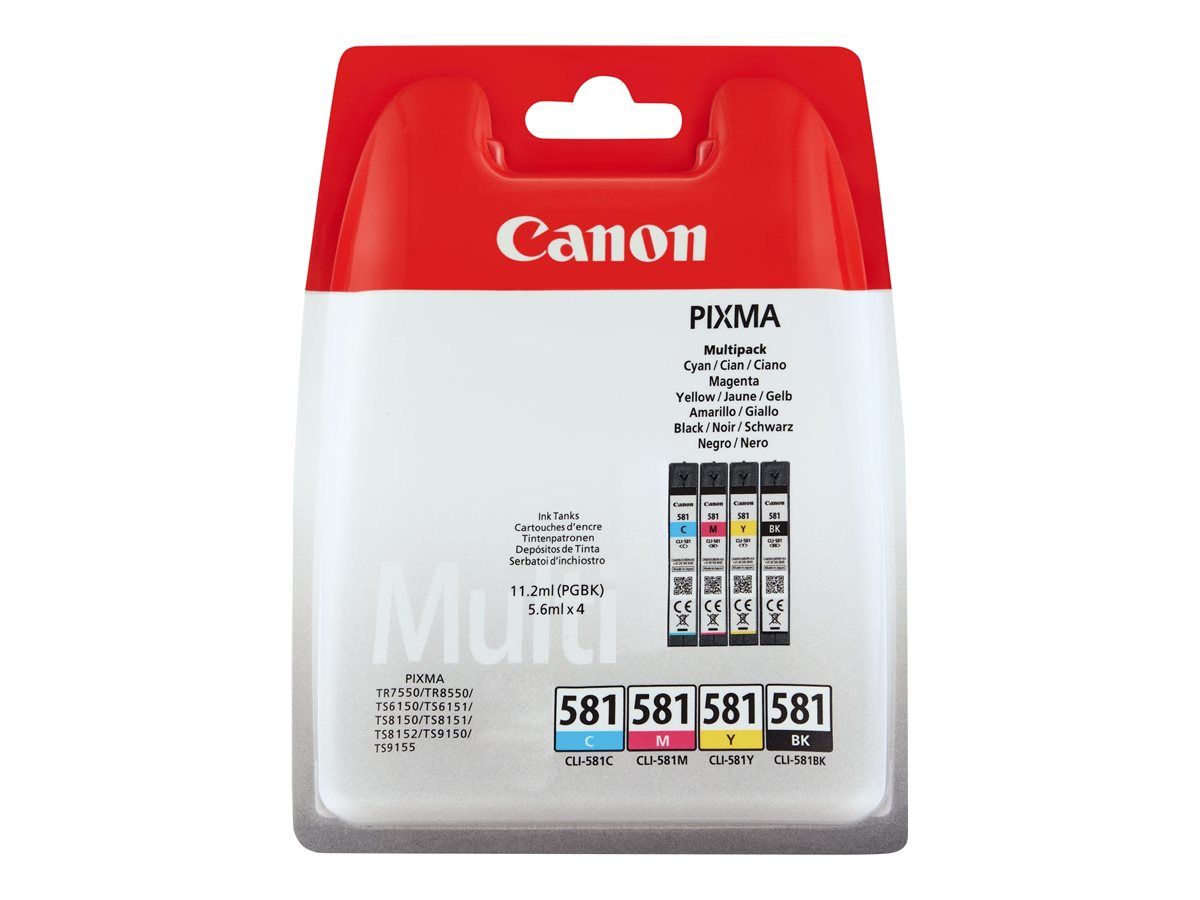 Canon CLI-581 BK/C/M/Y Multi Pack - 4er-Pack