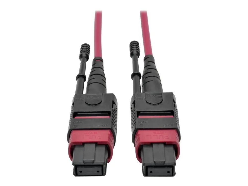 Tripp Eaton Tripp Lite Series 100G MTP/MPO Multimode OM4 Plenum-Rated Fiber Optic Cable (F/F)