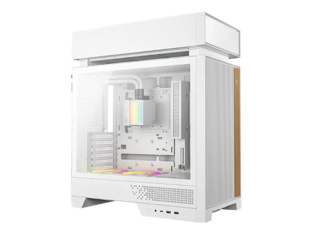 Deepcool CL6600 WH - Mid tower - ATX - Seitenteil mit Fenster (gehärtetes Glas)