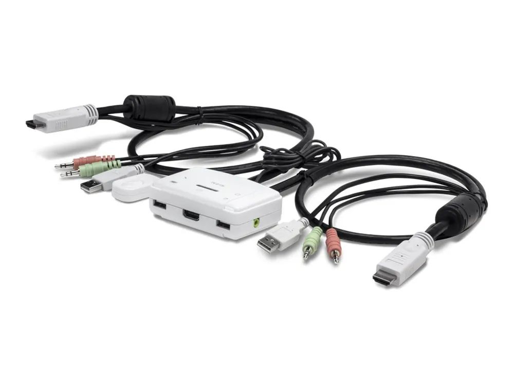 TRENDnet TK 215i - KVM-/Audio-Switch - 2 x KVM/Audio