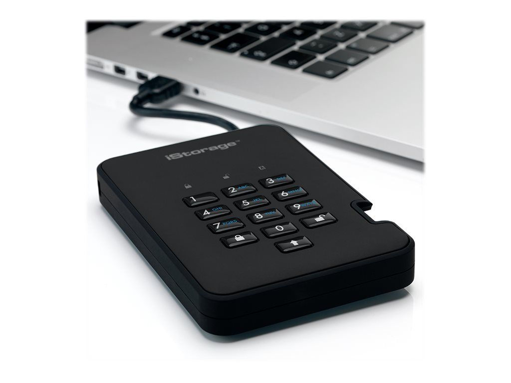 iStorage diskAshur² - Festplatte - verschlüsselt - 500 GB - extern (tragbar)