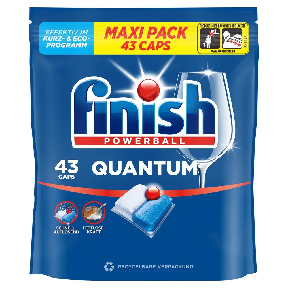 Finish Quantum Maxipack Fresh 43 Caps 