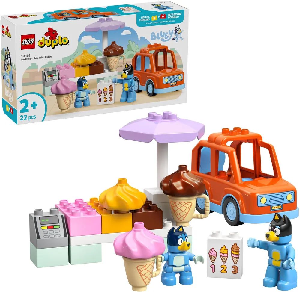 LEGO 10458 DUPLO Bluey Ausflug zur Eisdiele mit