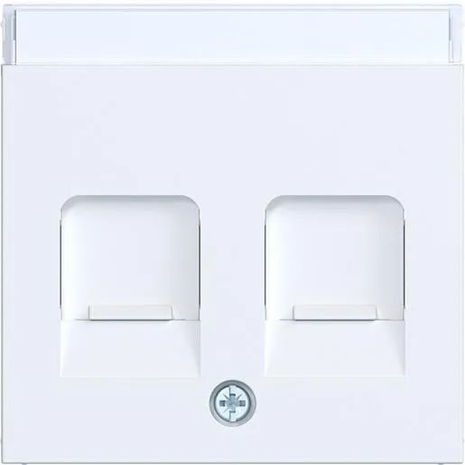 Hager ZENTRALSTÜCK 2-F.MODUL JACK / HAGERS WAF1161WM BERKER AX WAF1161WM