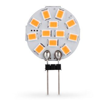Xavax LED-Lampe, G4, rund, 170lm ersetzt 18W, Stiftsockellampe, Warmweiß