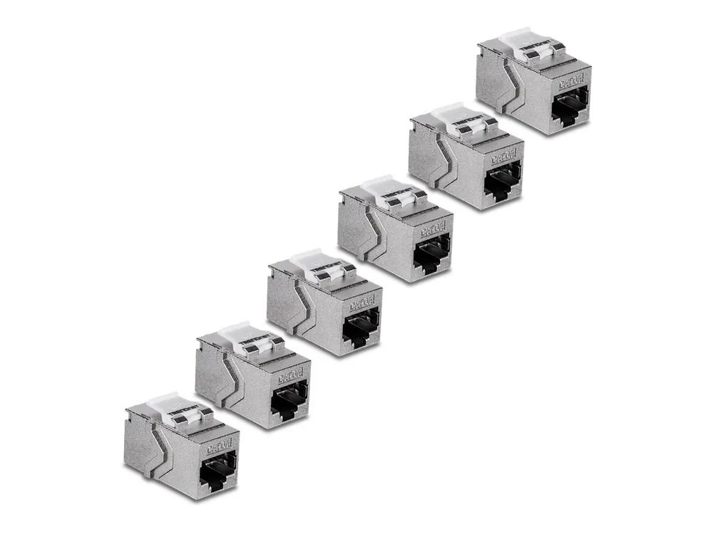 TRENDnet Modularer Einschub (Kopplung) - CAT 6a - RJ-45 - TAA-konform (Packung mit 6)