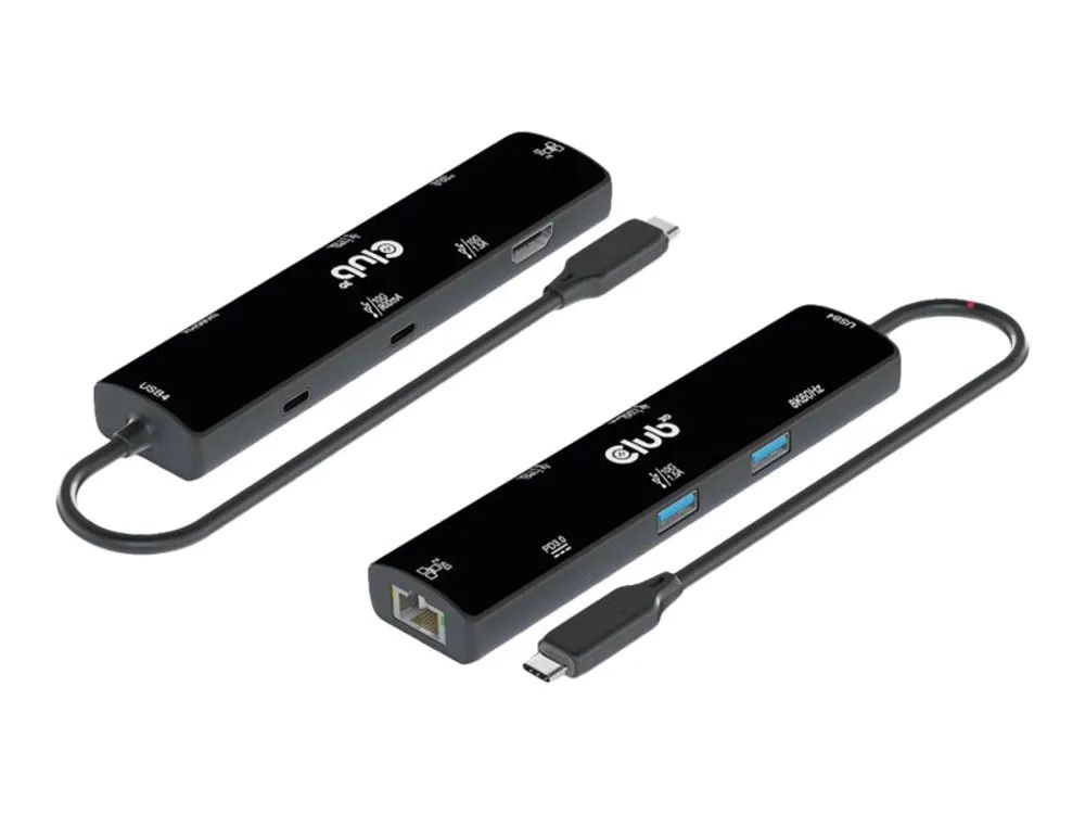 Club 3D 6-in-1 Hub - Dockingstation - für Desktop, Laptop