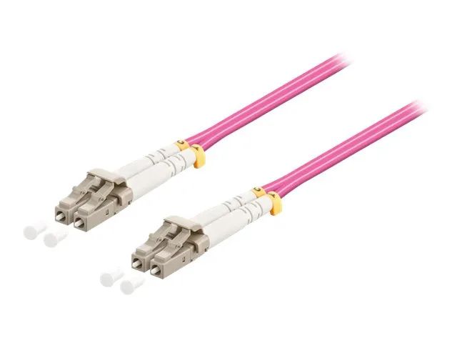 Goobay Netzwerkkabel - LC Multi-Mode (M) zu LC Multi-Mode (M) 5m violett