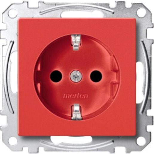 Merten SCHUKO-STD+BRS RUBINROT / MERTEN MEG2300-0306 SYS.M MEG2300-0306