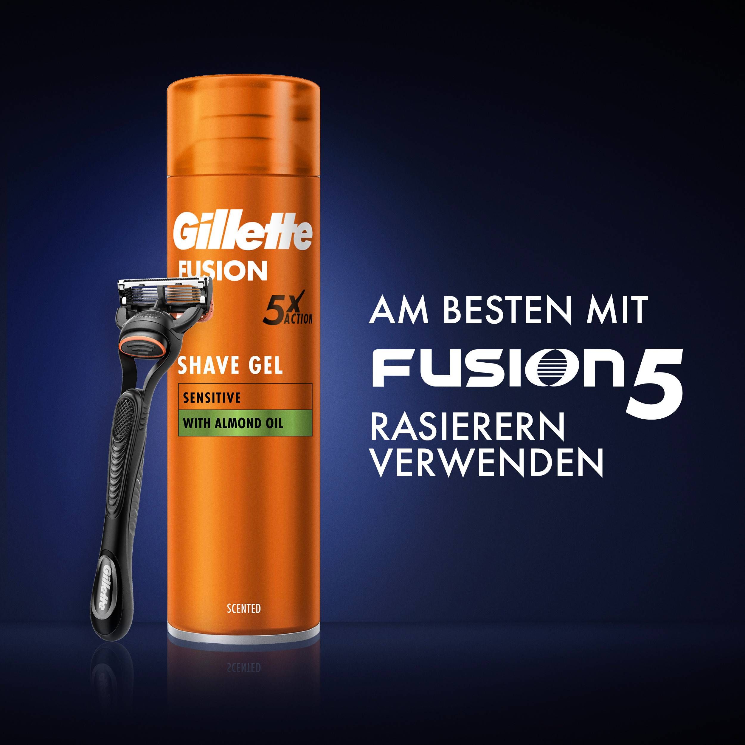Gillette Fusion5 Sensitive Rasiergel 