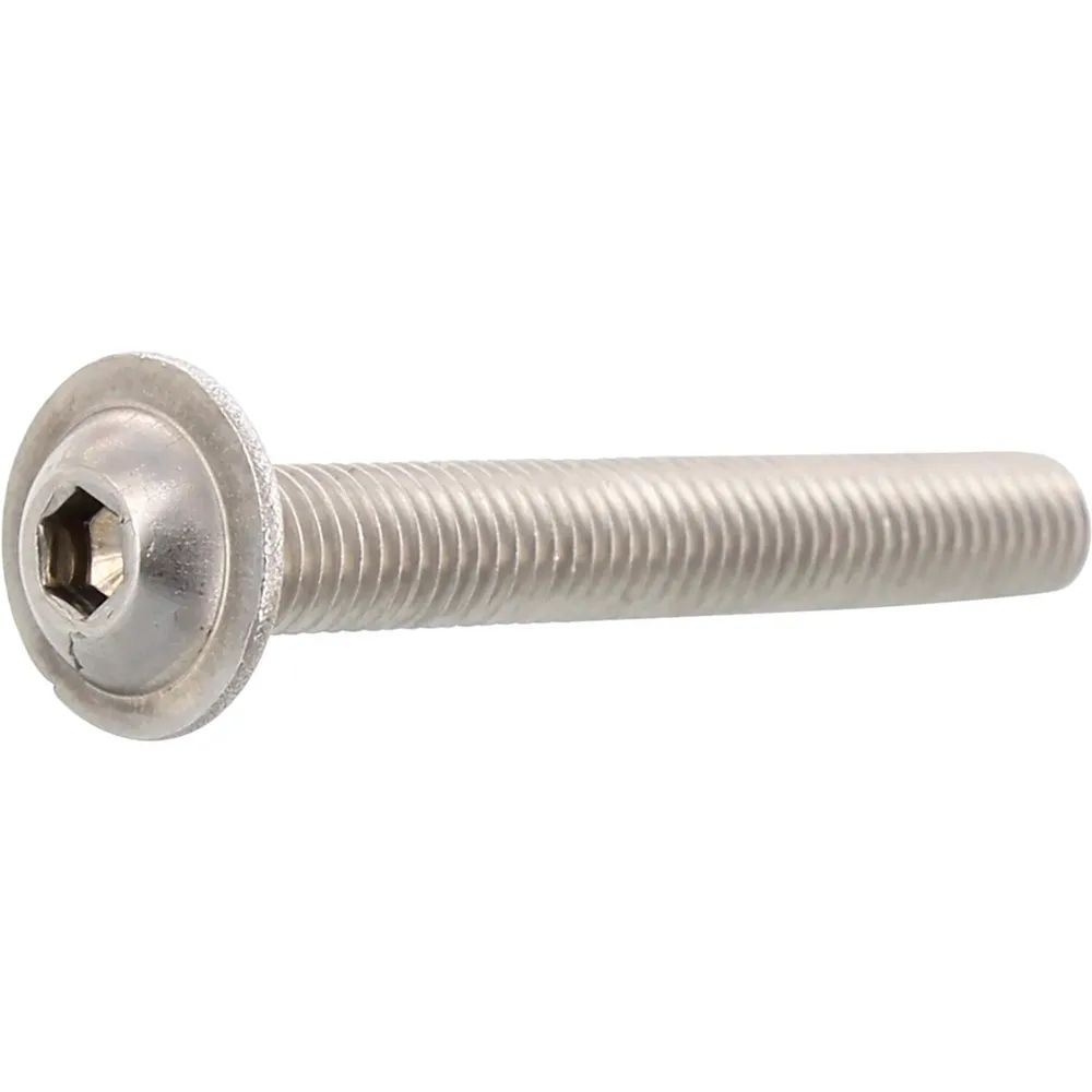F.Reyher Nchfg.GmbH & Co.KG Schrauben ISO7380-2 M 6x 16 Edelstahl A2-070 Linsenschraube mit Flansch und ISK