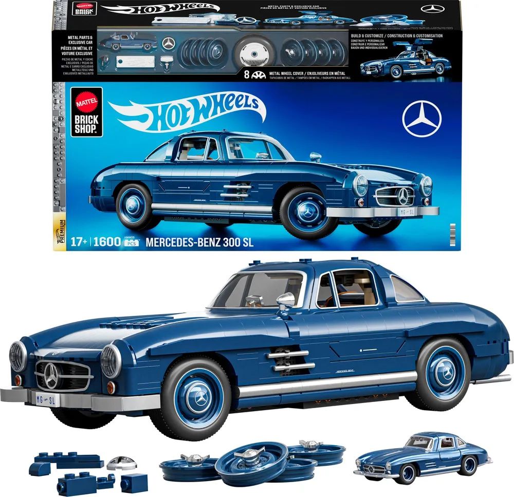 Mattel GmbH HW Brick Shop Premium Mercedes 300 SL