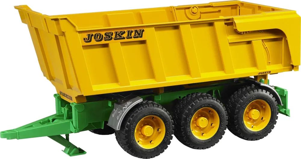 Bruder Joskin tipping trailer - Grün - Gelb