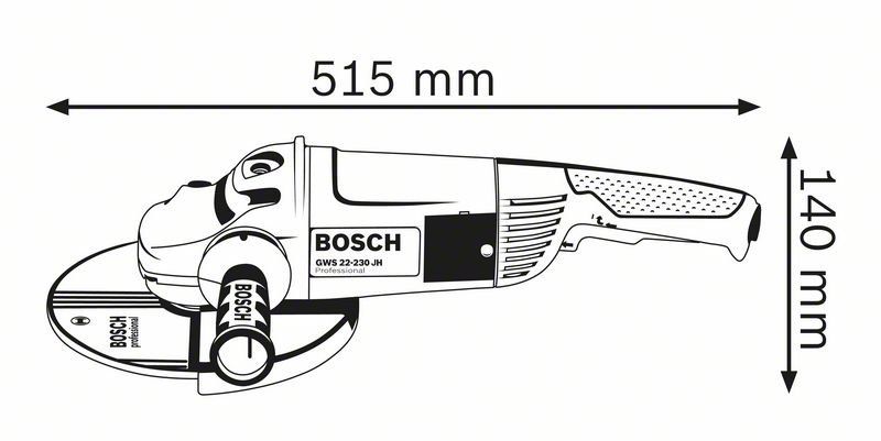 Bosch Professional GWS 22-230 JH