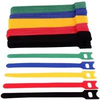 Techly 109528 Cable Tie Mount Velcro Multicolour 10