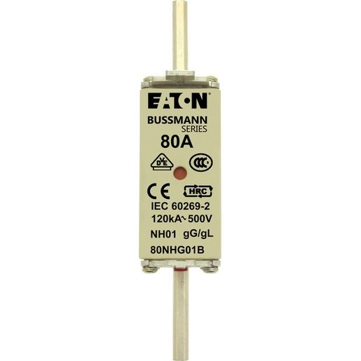 Eaton NH-SICH.EINSATZ 80A 500V GR1 / EATON NH1/ 80A 500V 80NHG01B