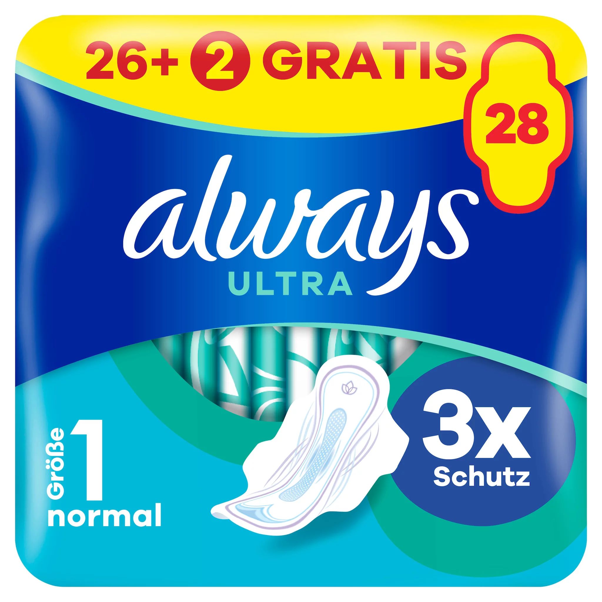 always Ultra Binde Normal mit Flügeln 