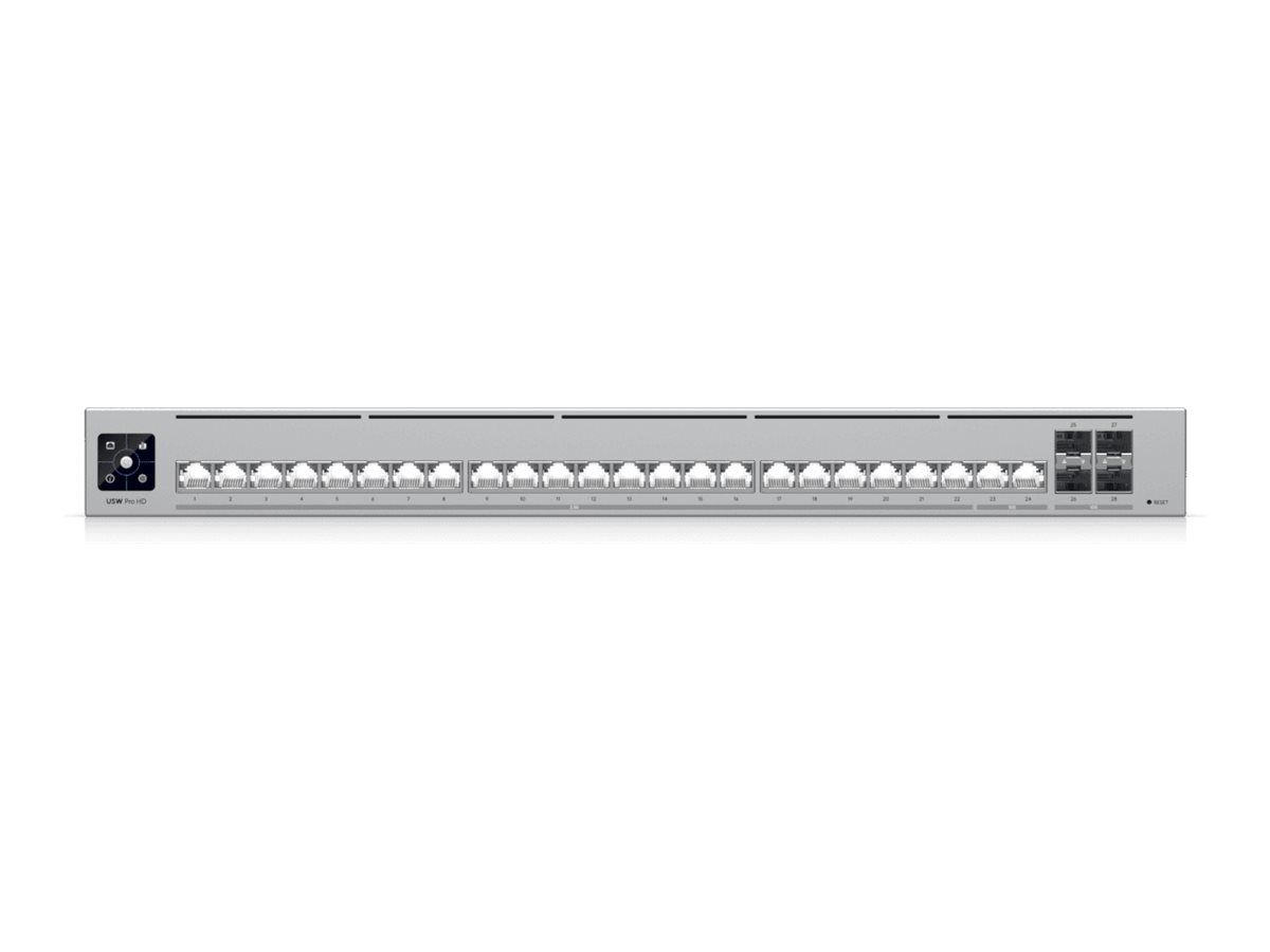 Ubiquiti UniFi Pro HD - Switch - L3 - 22 x 2.5GBase-T + 2 x 10 Gigabit Ethernet + 4 x 10 Gigabit SFP+
