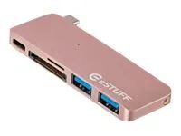 eSTUFF Allure Series - Hub - 2 x SuperSpeed USB