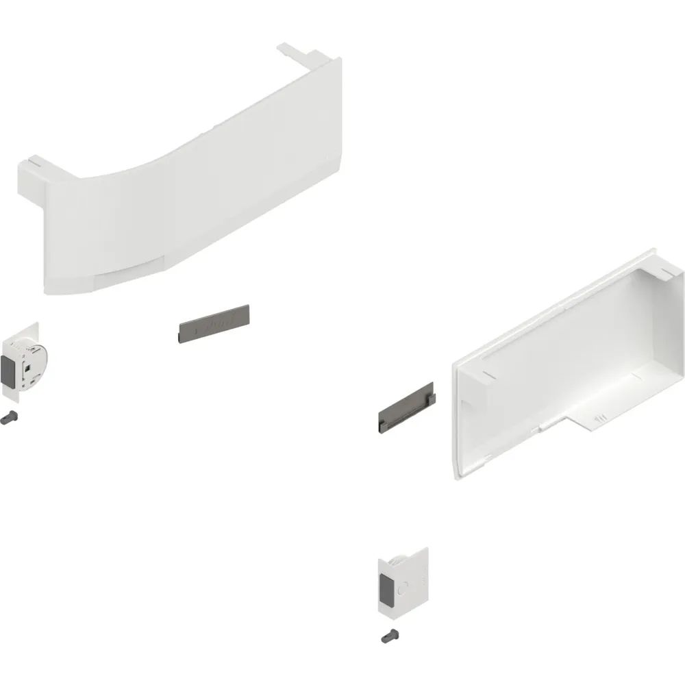 BLUM AVENTOS HK TOP Abdeckkappen-Set für SERVO-DRIVE, Kunststoff seidenweiß