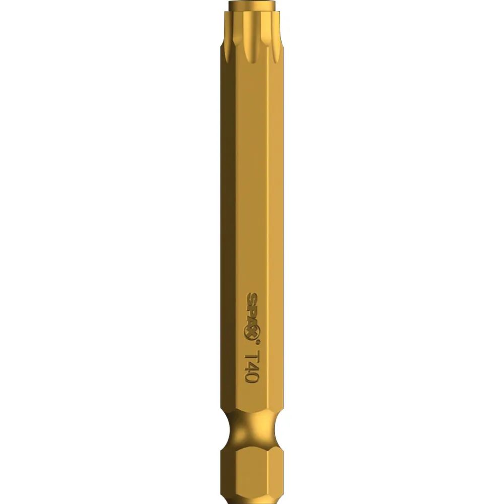 SPAX Bit-Einsatz T-Star 1/4sechskant T40/50 mm Zapfenführung, Inhalt 5 Stück